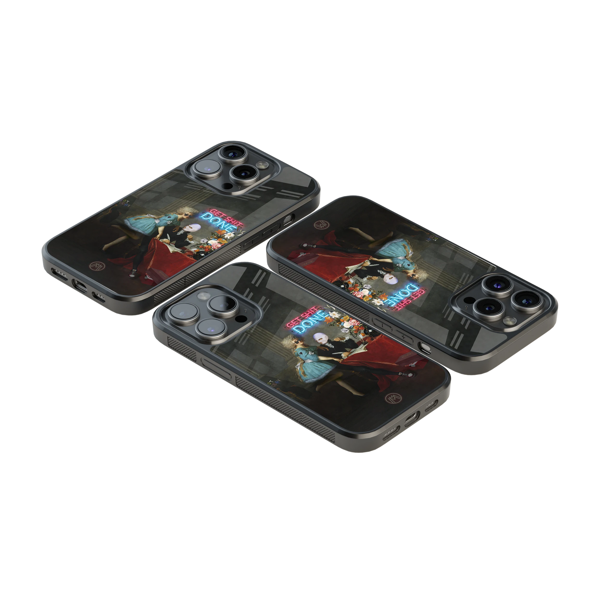 Luxury Glass Back Mobile Cover for iPhone, Samsung Galaxy, OnePlus, Pixel, Redmi & More