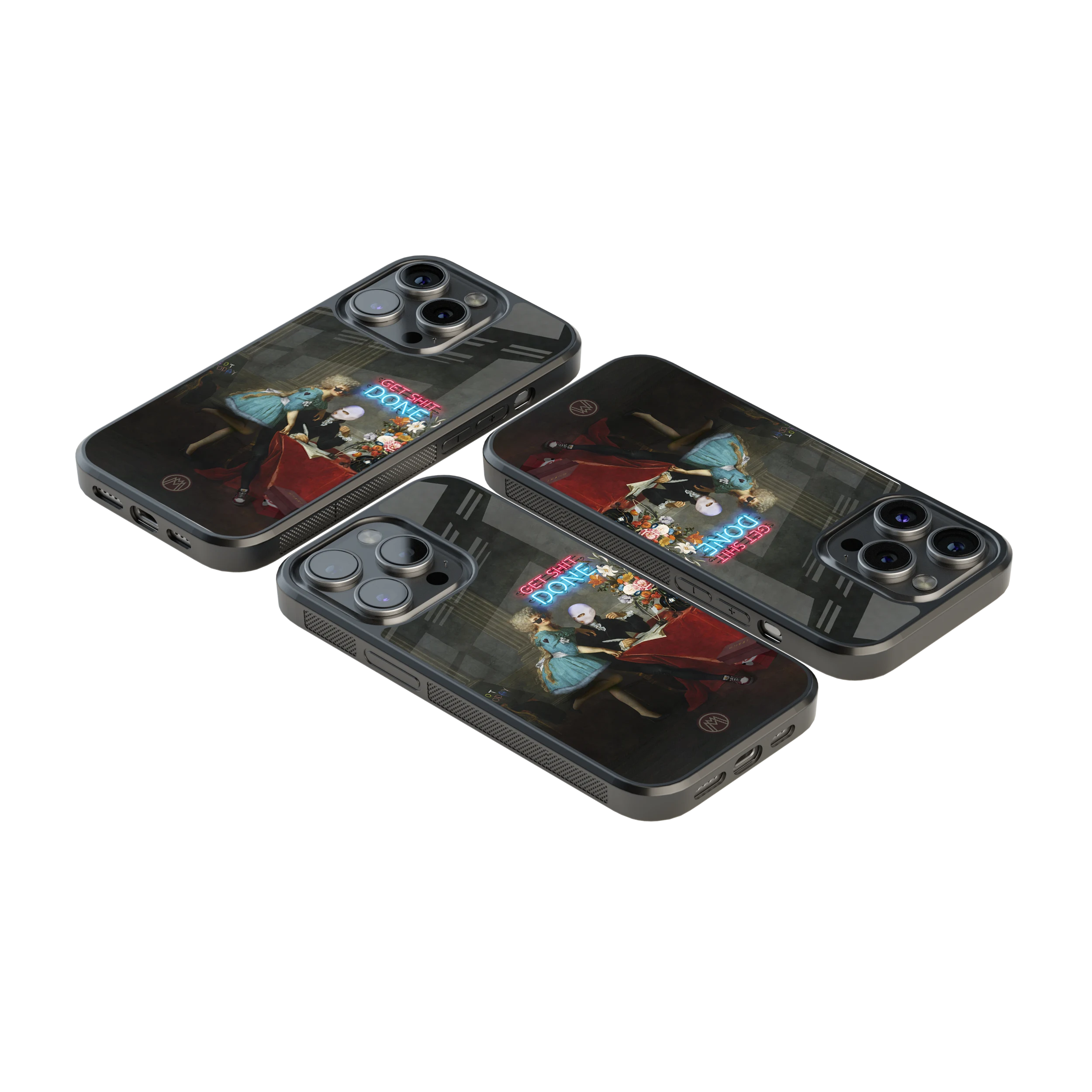 Luxury Glass Back Mobile Cover for iPhone, Samsung Galaxy, OnePlus, Pixel, Redmi & More