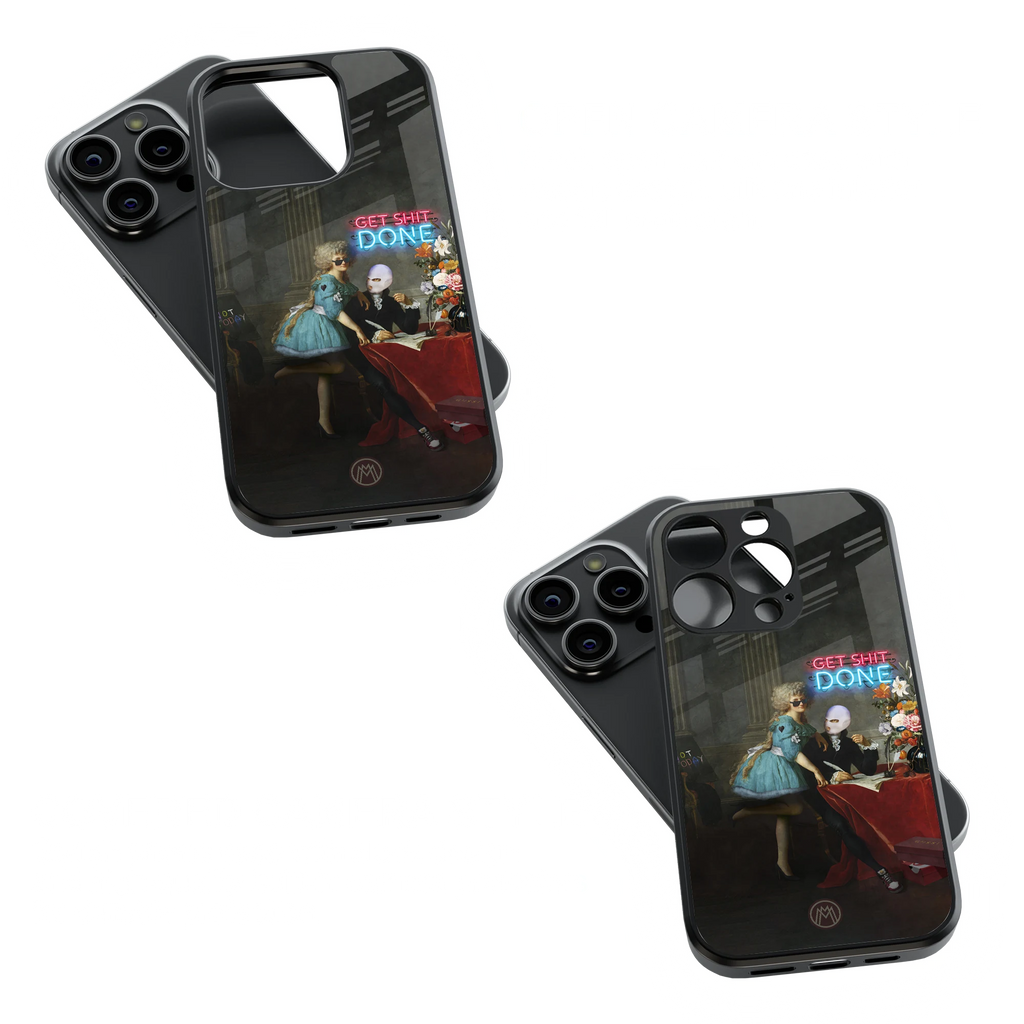 Trendy Glass Back Mobile Case for iPhone, Samsung, Redmi, OnePlus, Google Pixel, Motorola