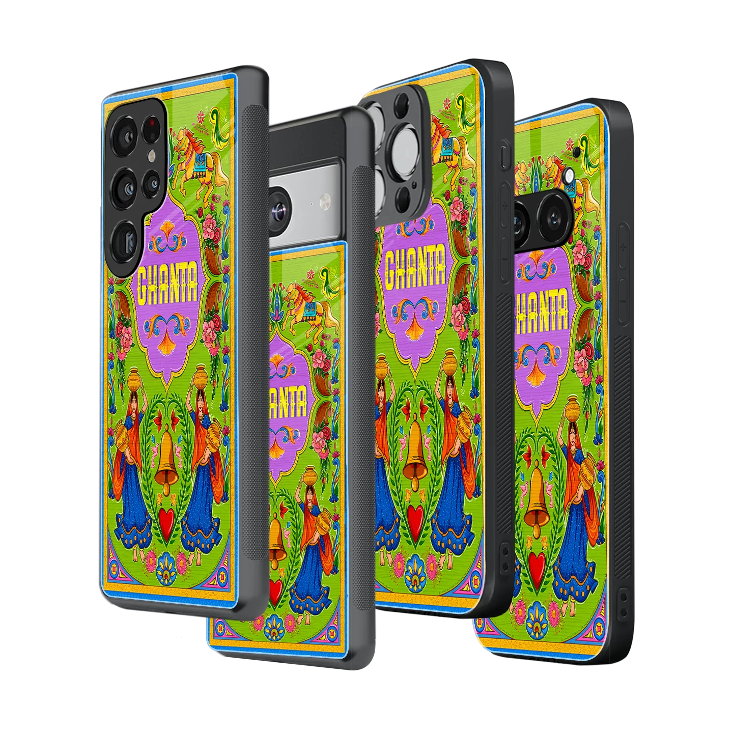 Stylish Glass Back Case for All Smartphones iPhone, Samsung, OnePlus, Pixel, Redmi, Oppo, Vivo, Motorola