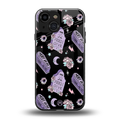 ghostly presence back phone cover | glass case for iphone 13 mini