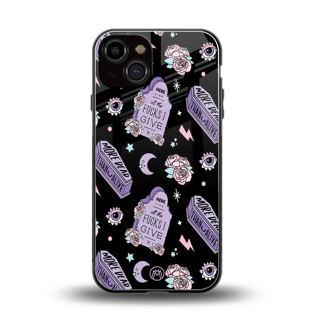 ghostly presence back phone cover | glass case for iphone 13