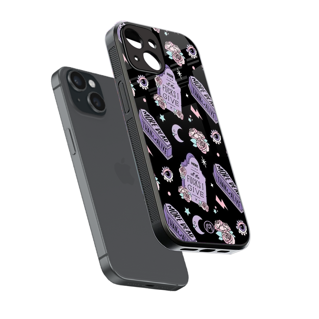 ghostly presence back phone cover | glass case for iphone 13
