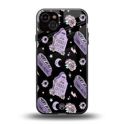ghostly presence back phone cover | glass case for iphone 15 plus