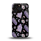 ghostly presence back phone cover | glass case for iphone 14 pro