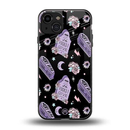ghostly presence back phone cover | glass case for iphone 15