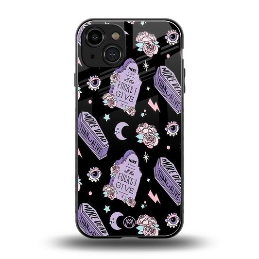 ghostly presence back phone cover | glass case for iphone 15