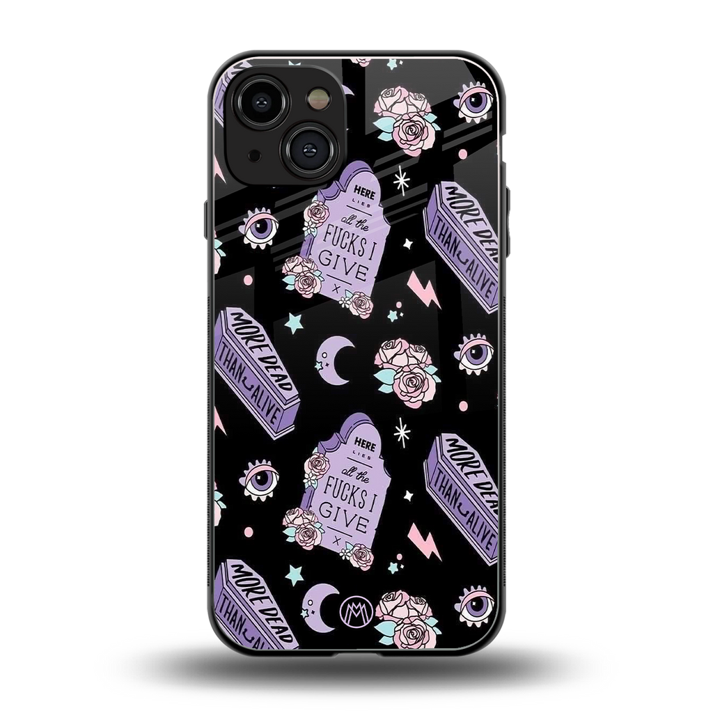 ghostly presence back phone cover | glass case for iphone 14