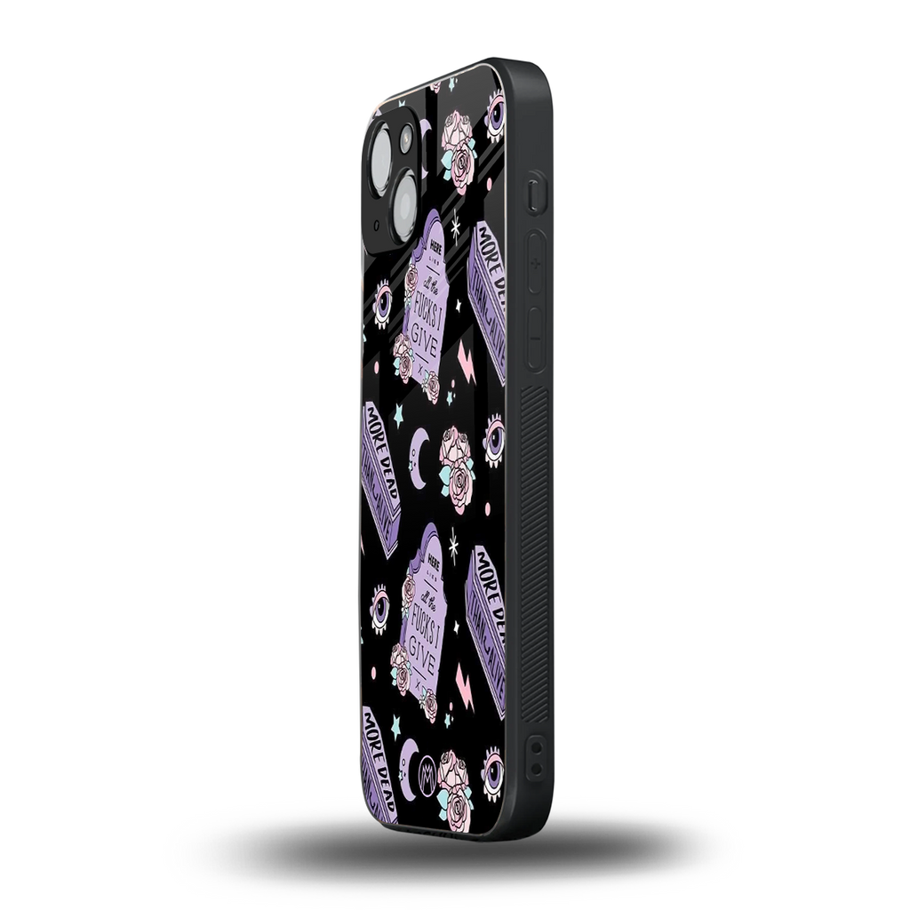 ghostly presence back phone cover | glass case for iphone 14