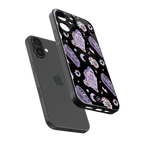ghostly presence back phone cover | glass case for iphone 16 plus
