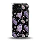 ghostly presence back phone cover | glass case for iphone 16 pro
