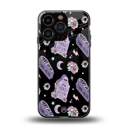ghostly presence back phone cover | glass case for iphone 16 pro