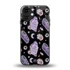 ghostly presence back phone cover | glass case for iphone 16