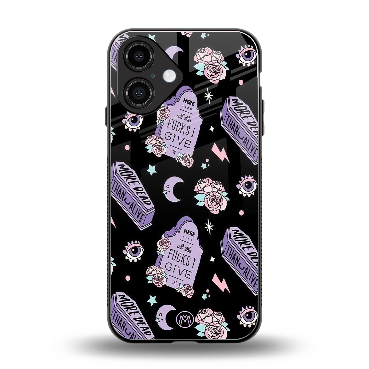 ghostly presence back phone cover | glass case for iphone 16
