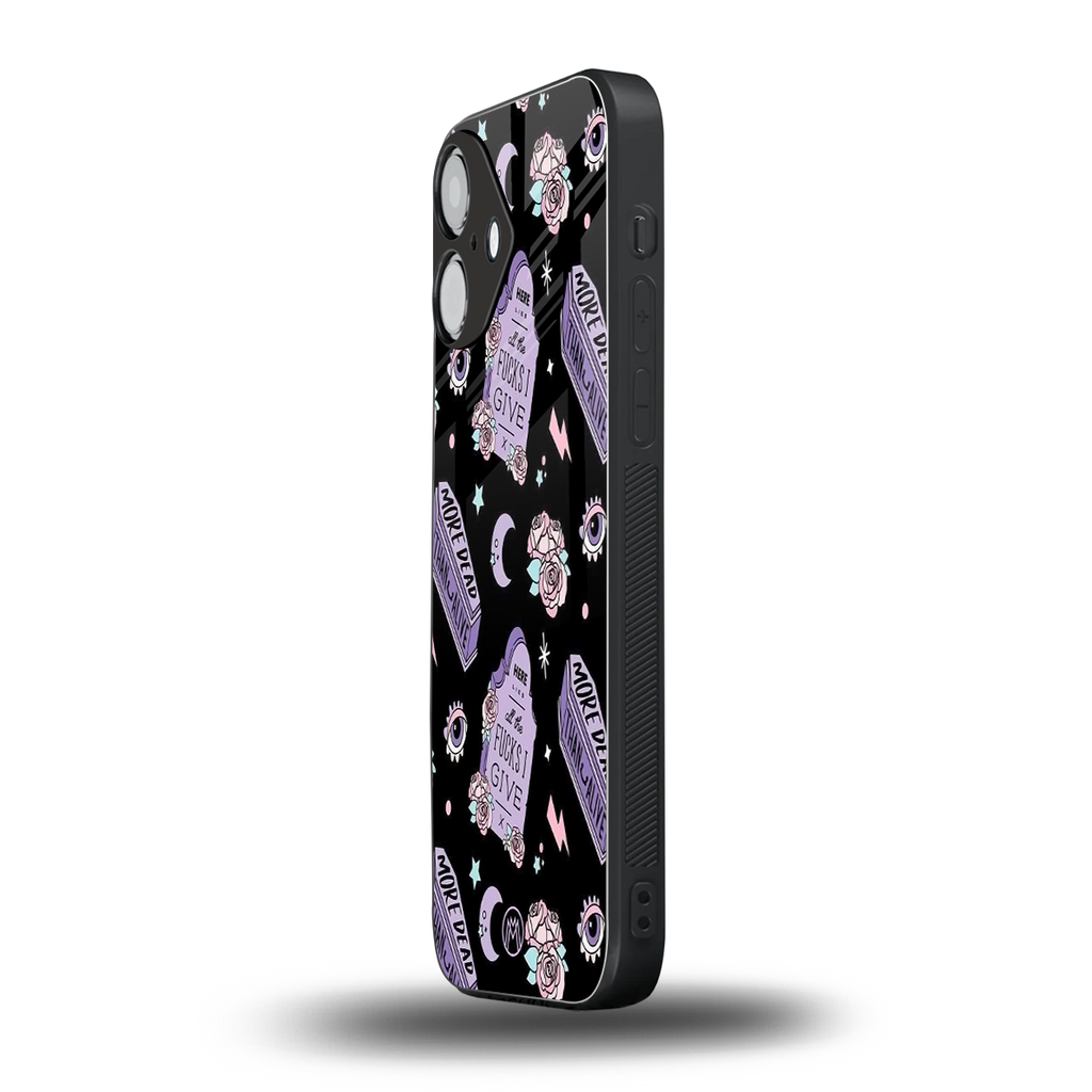 ghostly presence back phone cover | glass case for iphone 16