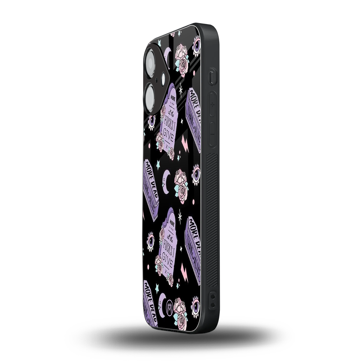 ghostly presence back phone cover | glass case for iphone 16