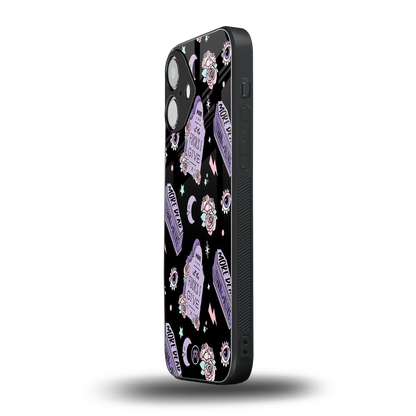 ghostly presence back phone cover | glass case for iphone 16