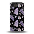 ghostly presence back phone cover | glass case for iphone 16e