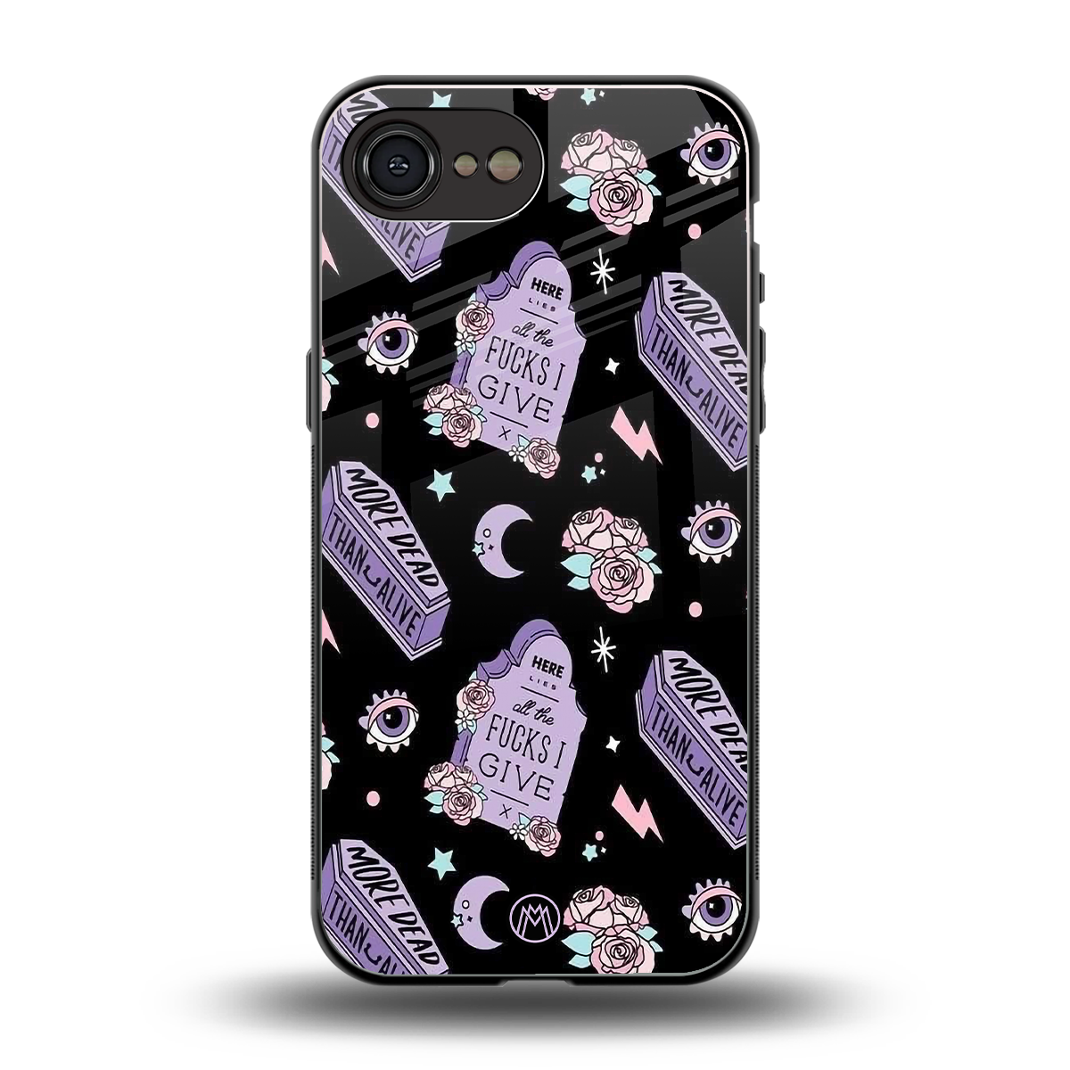 ghostly presence back phone cover | glass case for iphone 16e