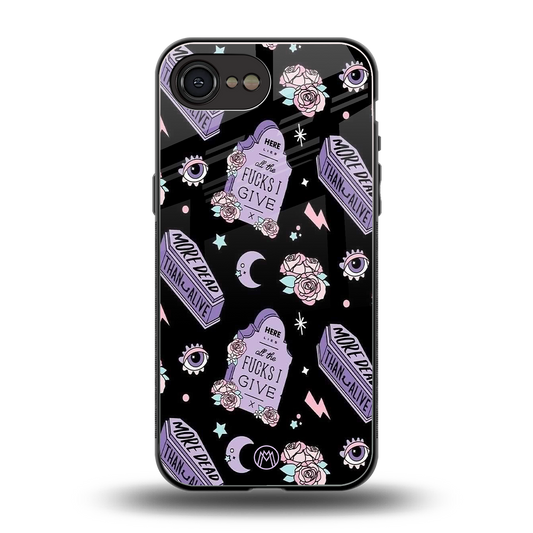 ghostly presence back phone cover | glass case for iphone 16e