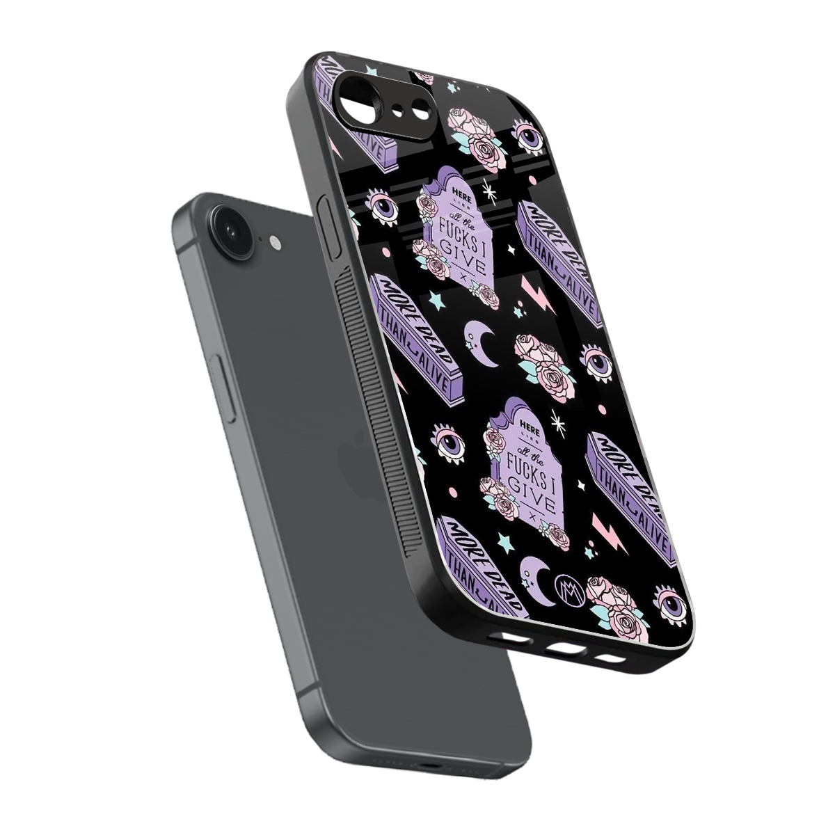 ghostly presence back phone cover | glass case for iphone 16e