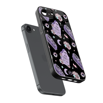 ghostly presence back phone cover | glass case for iphone 16e