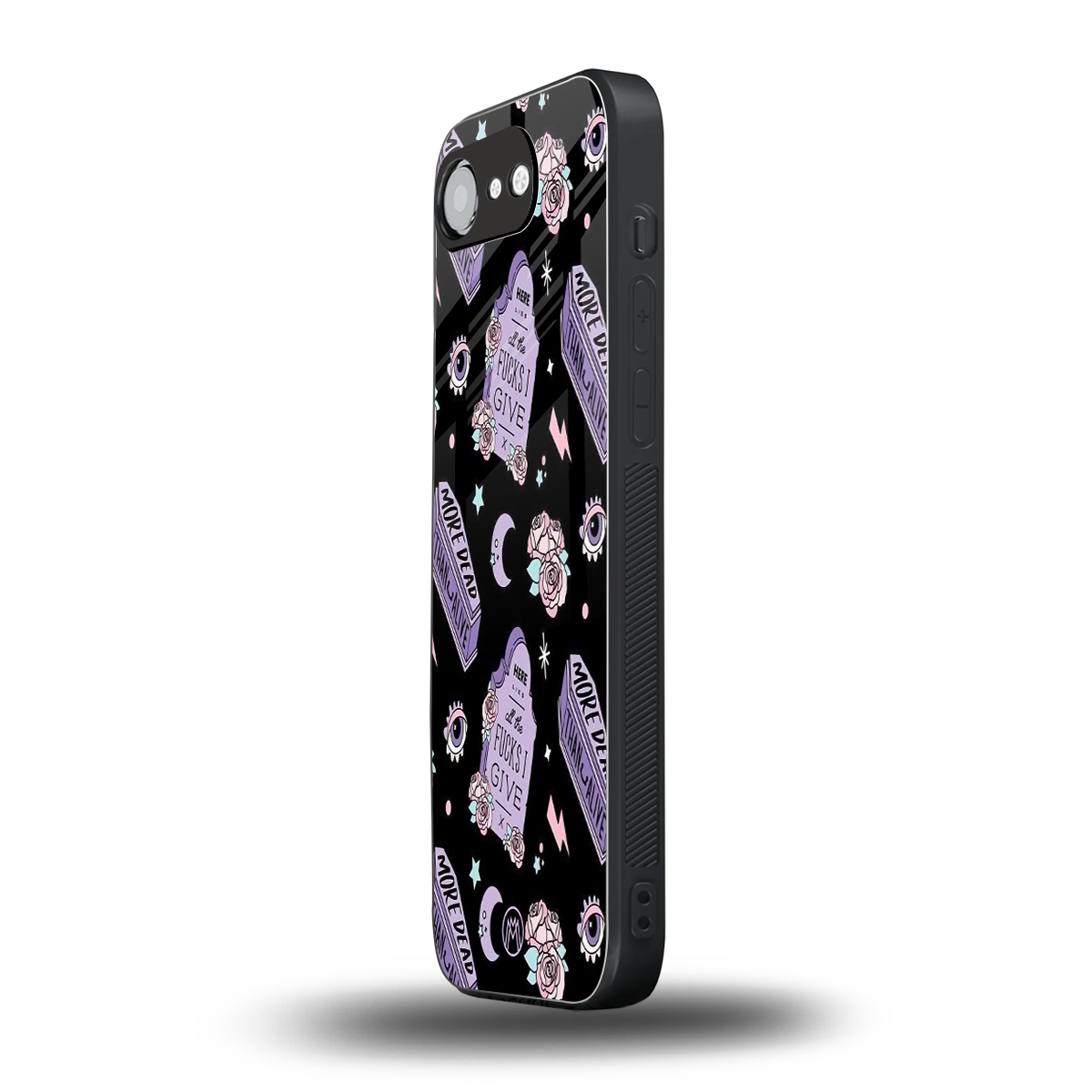 ghostly presence back phone cover | glass case for iphone 16e