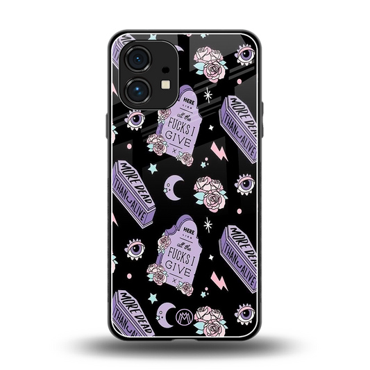 ghostly presence back phone cover | glass case for nothing phone 1