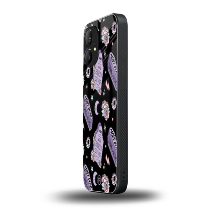 ghostly presence back phone cover | glass case for nothing phone 1