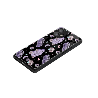 ghostly presence back phone cover | glass case for nothing phone 1