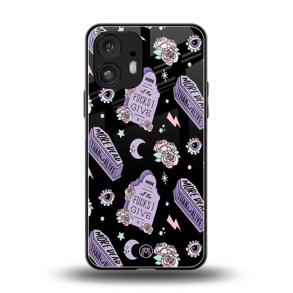 ghostly presence back phone cover | glass case for nothing phone 2