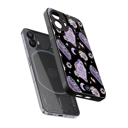 ghostly presence back phone cover | glass case for nothing phone 2