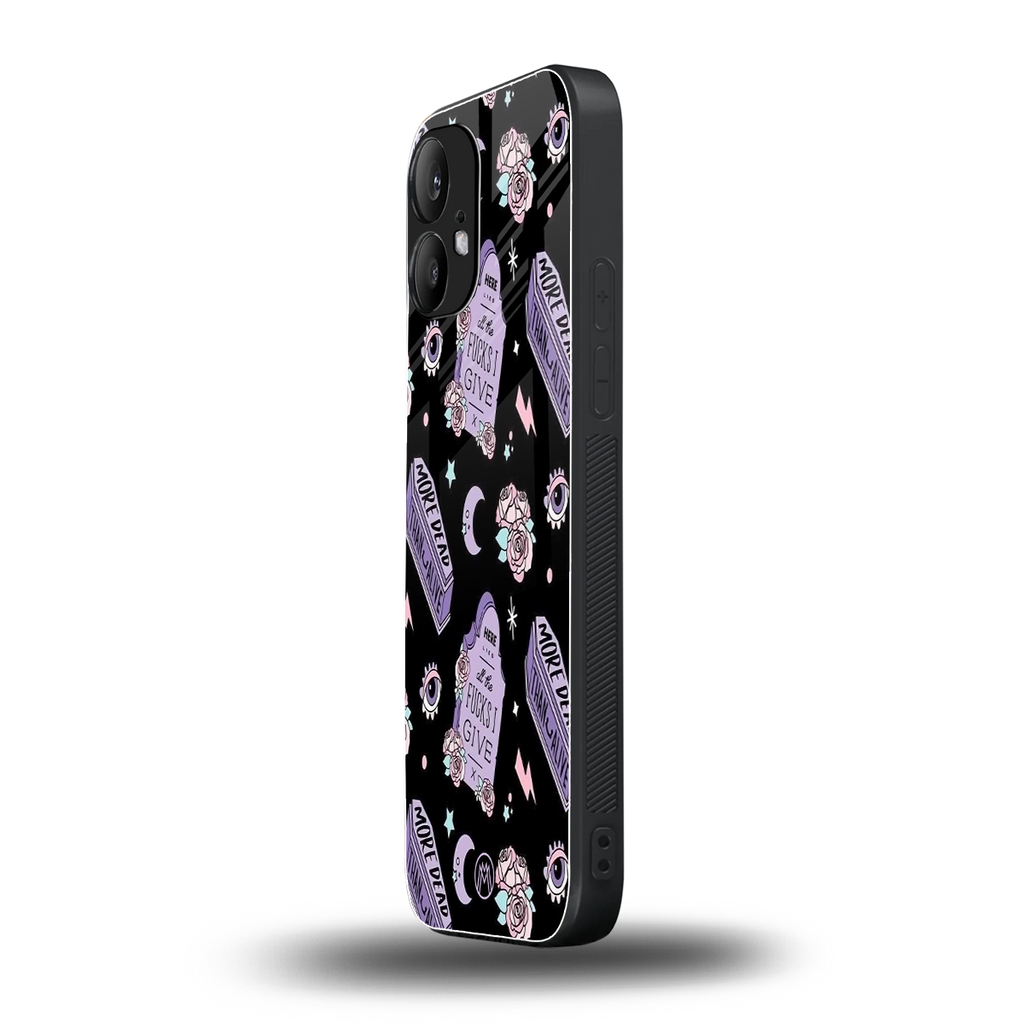 ghostly presence back phone cover | glass case for nothing phone 2