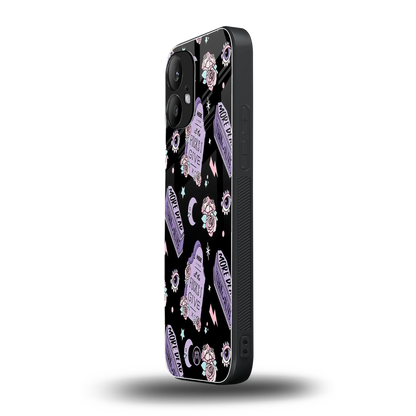 ghostly presence back phone cover | glass case for nothing phone 2