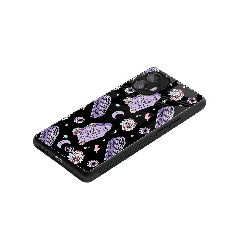 ghostly presence back phone cover | glass case for nothing phone 2