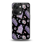 ghostly presence back phone cover | glass case for oneplus nord 3