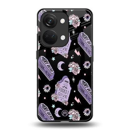 ghostly presence back phone cover | glass case for oneplus nord 3