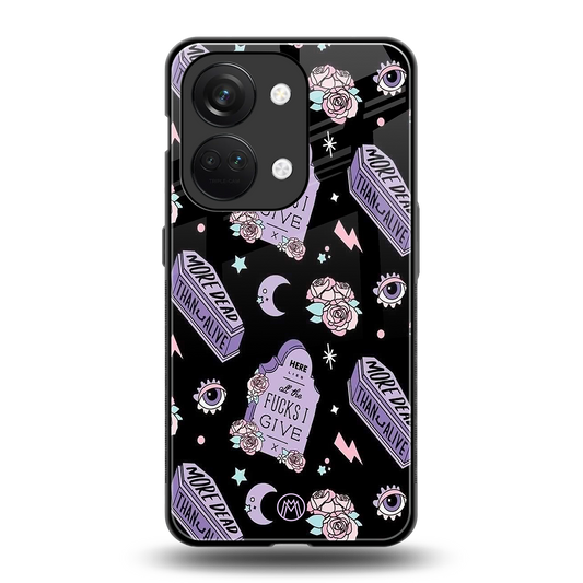 ghostly presence back phone cover | glass case for oneplus nord 3