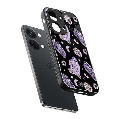 ghostly presence back phone cover | glass case for oneplus nord 3