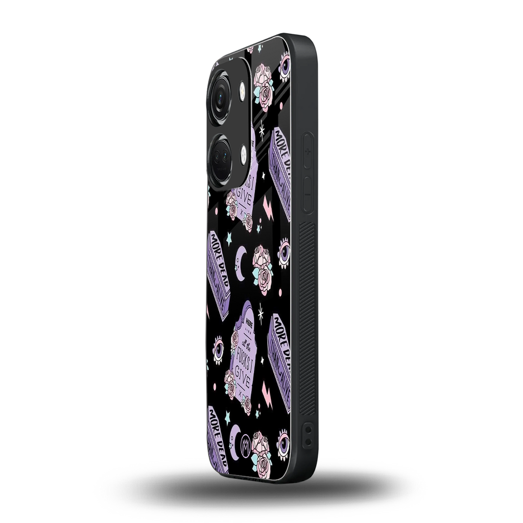ghostly presence back phone cover | glass case for oneplus nord 3
