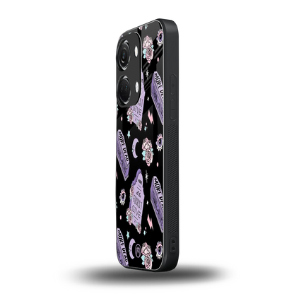 ghostly presence back phone cover | glass case for oneplus nord 3