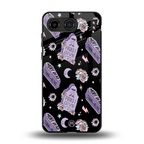 ghostly presence back phone cover | glass case for oneplus nord 4