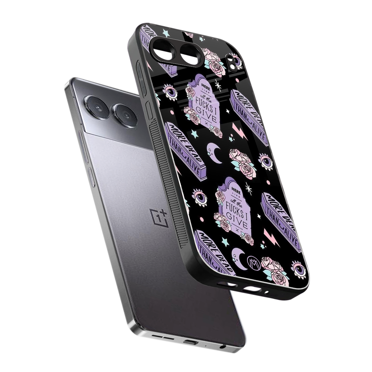 ghostly presence back phone cover | glass case for oneplus nord 4