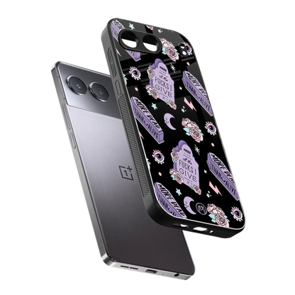 ghostly presence back phone cover | glass case for oneplus nord 4