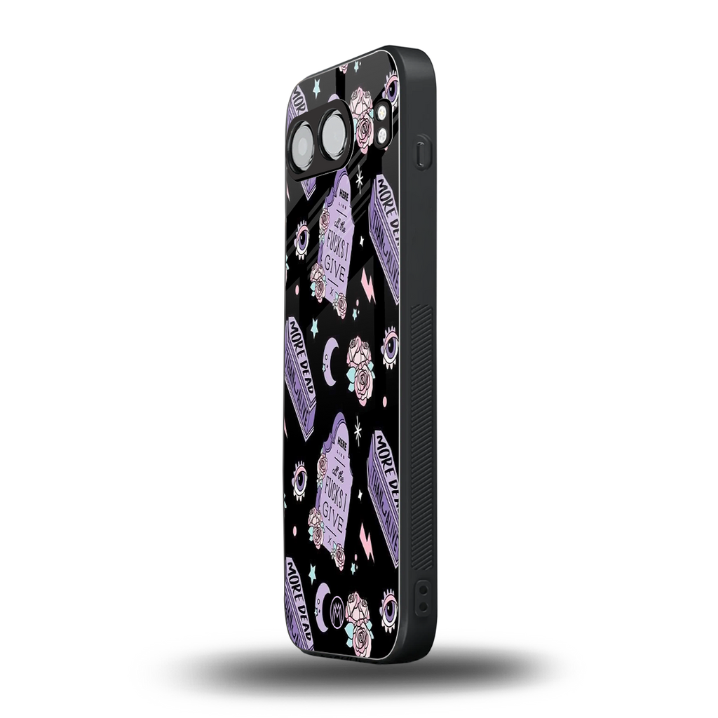 ghostly presence back phone cover | glass case for oneplus nord 4