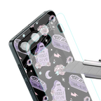 ghostly presence back phone cover | glass case for oneplus nord 4