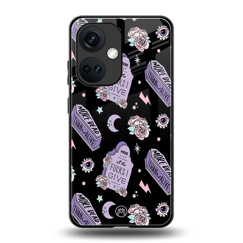 ghostly presence back phone cover | glass case for oneplus nord ce 3