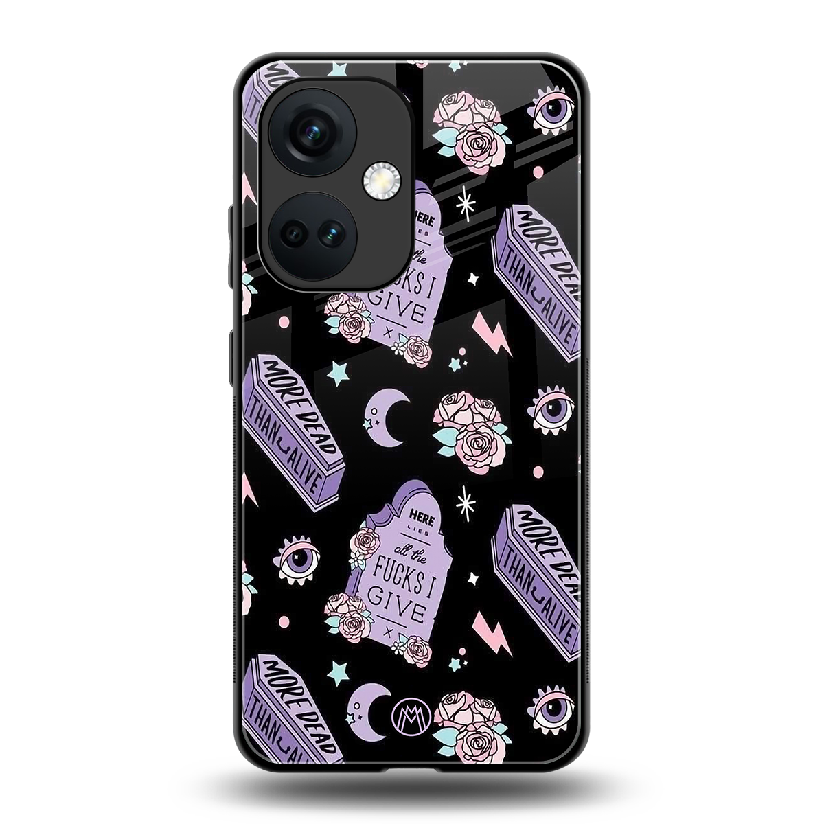ghostly presence back phone cover | glass case for oneplus nord ce 3