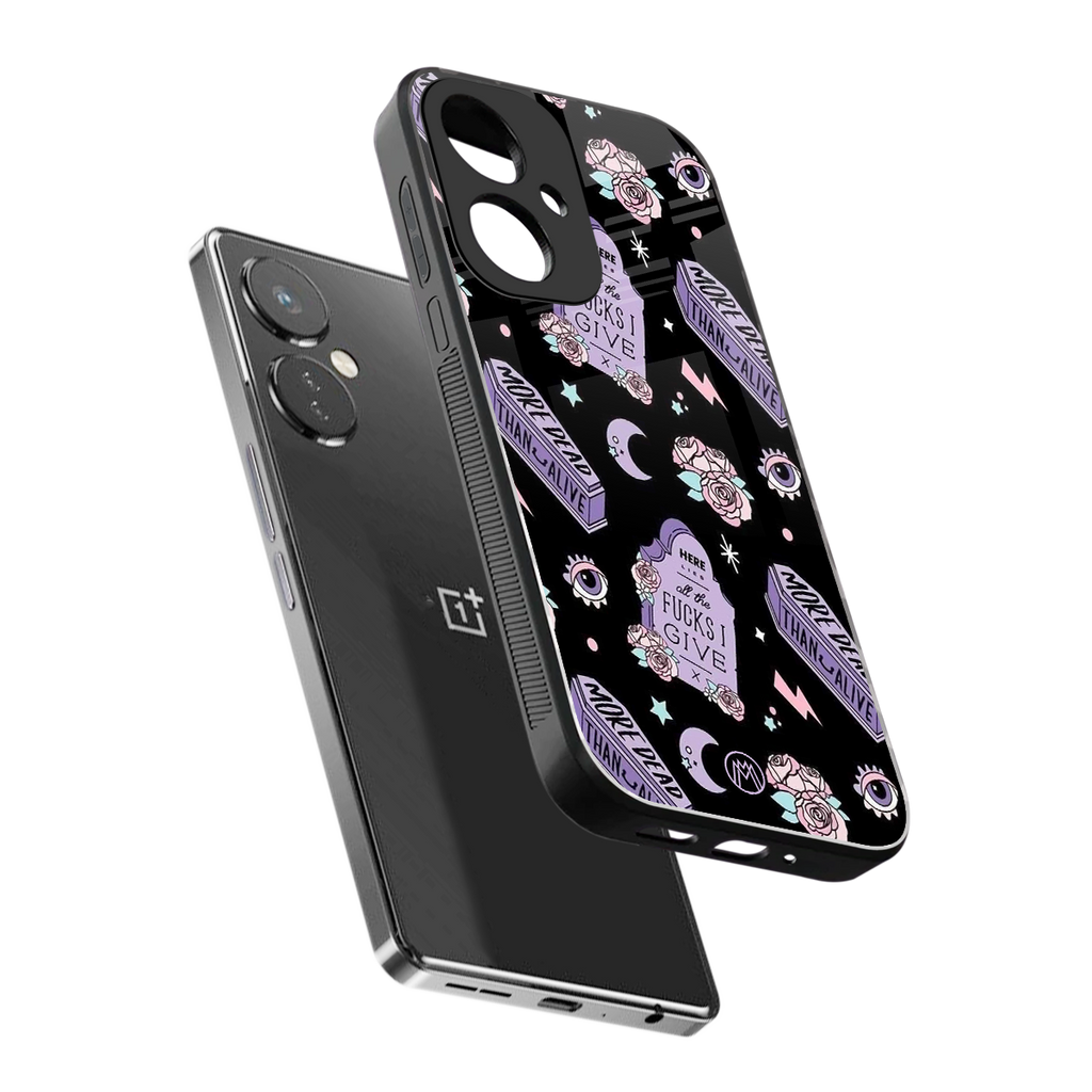 ghostly presence back phone cover | glass case for oneplus nord ce 3