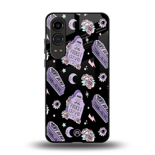 ghostly presence back phone cover | glass case for oneplus nord ce 4 lite